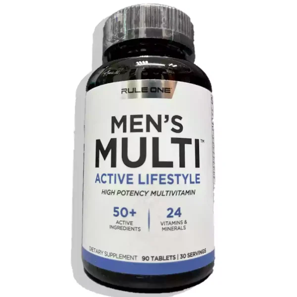 مولتی ویتامین مردانه Rule1 | انرژی، ایمنی، تمرکز | ۹۰ عددی