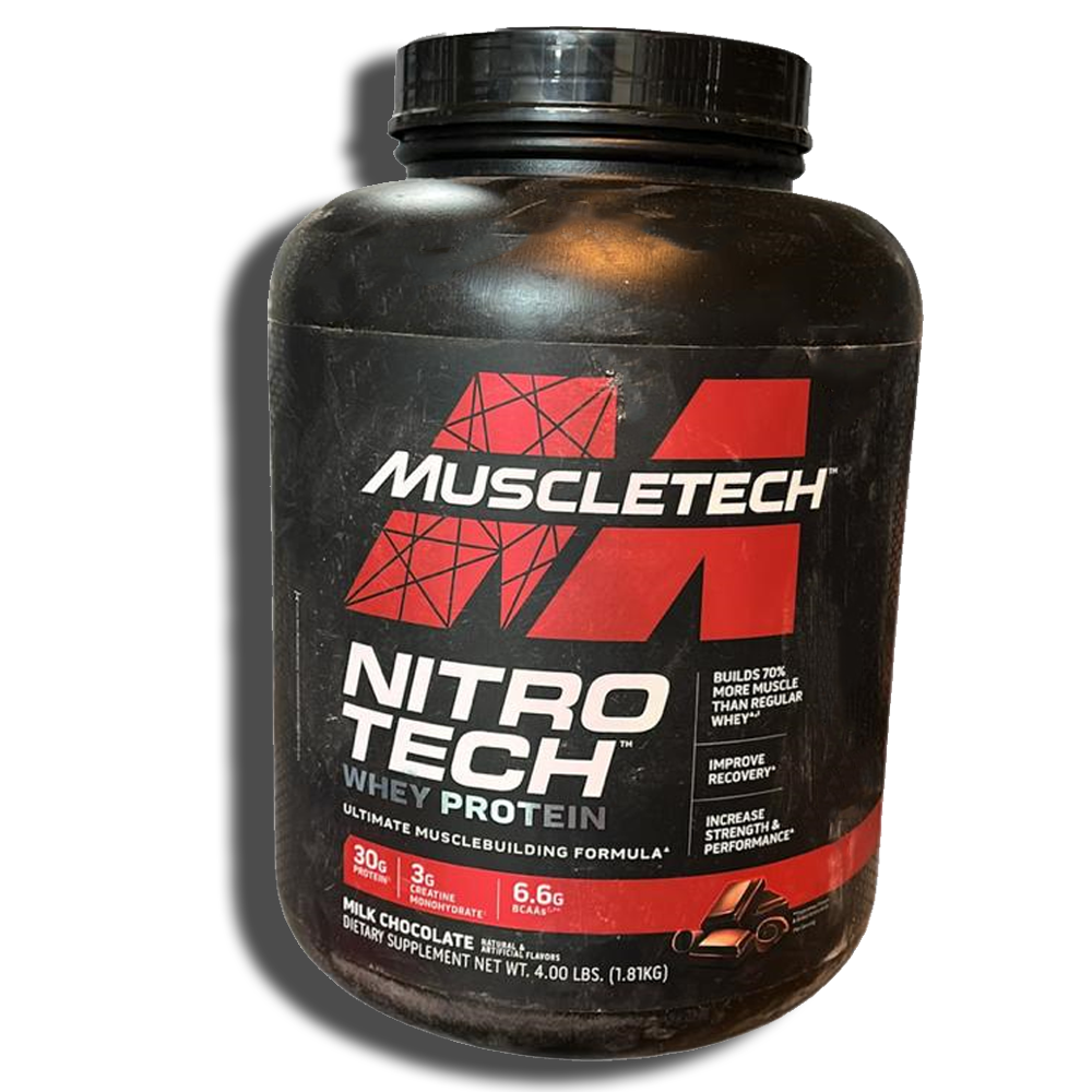 وی پروتئین نیتروتک ۱.۸ کیلویی ماسل‌تک | MuscleTech Nitro-Tech Whey Protein 1.8kg – عضله‌سازی، ریکاوری سریع و افزایش قدرت