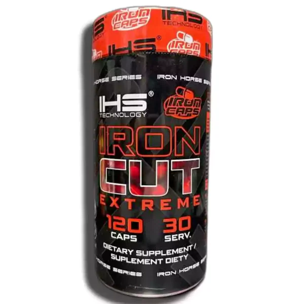 کپسول چربی سوز آیرون کات ۱۲۰ عددی آی اچ اس – کاهش وزن، دفع آب اضافی | IHS Iron Cut Extreme