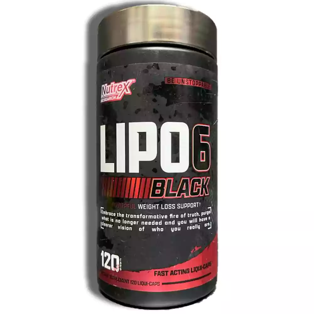 چربی سوز لیپو ۶ بلک ناترکس | Nutrex Lipo-6 Black 120 Capsules – مکمل لاغری سریع با کپسول مایع