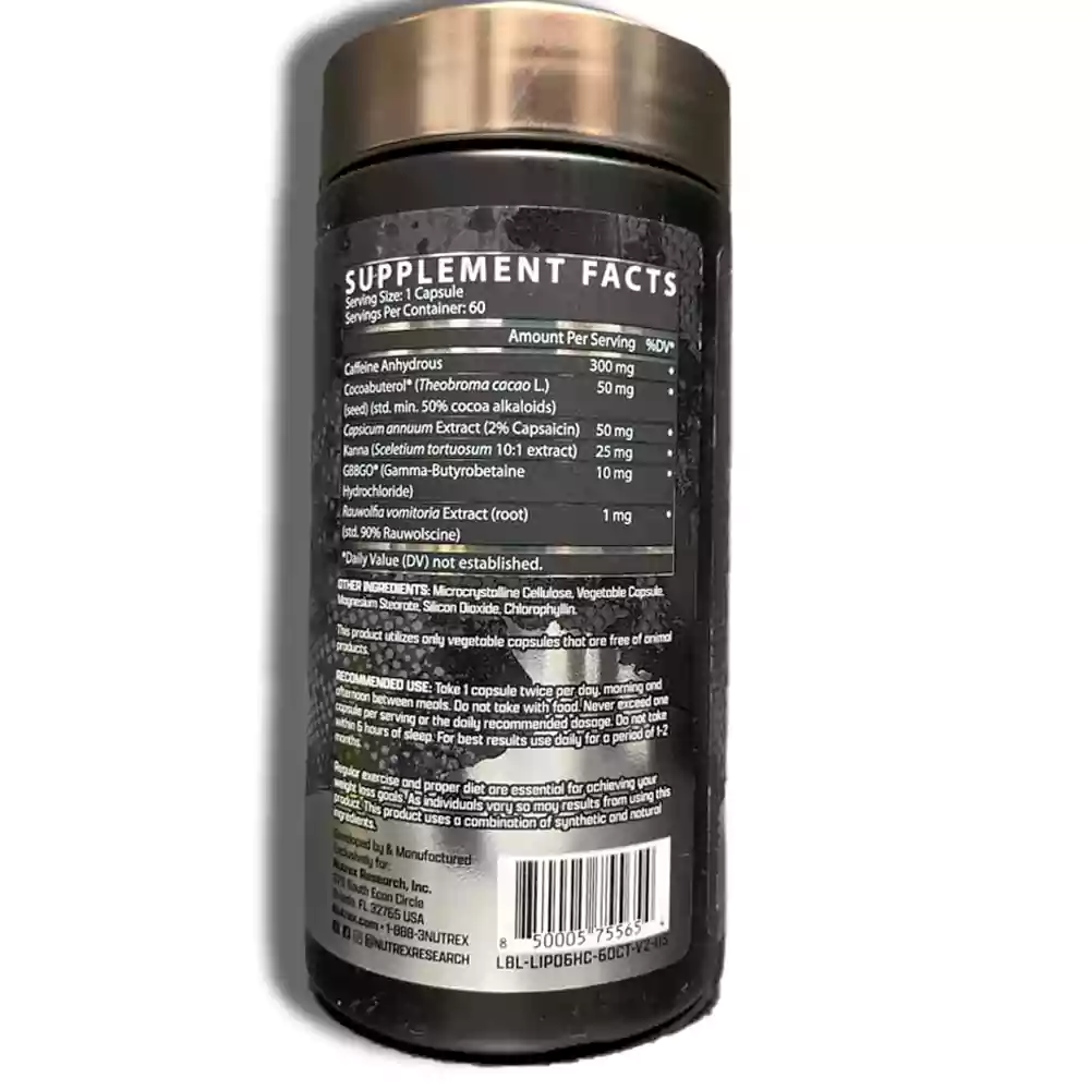 چربی سوز لیپو سیکس هاردکور ناترکس