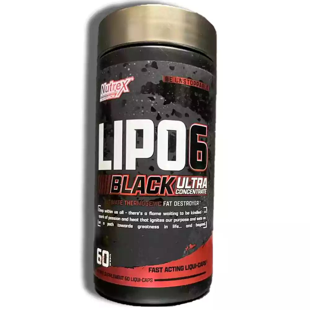 چربی سوز لیپو ۶ بلک اولترا کنسانتره ناترکس | Nutrex Lipo-6 Black Ultra Concentrate – کاهش وزن سریع و مؤثر