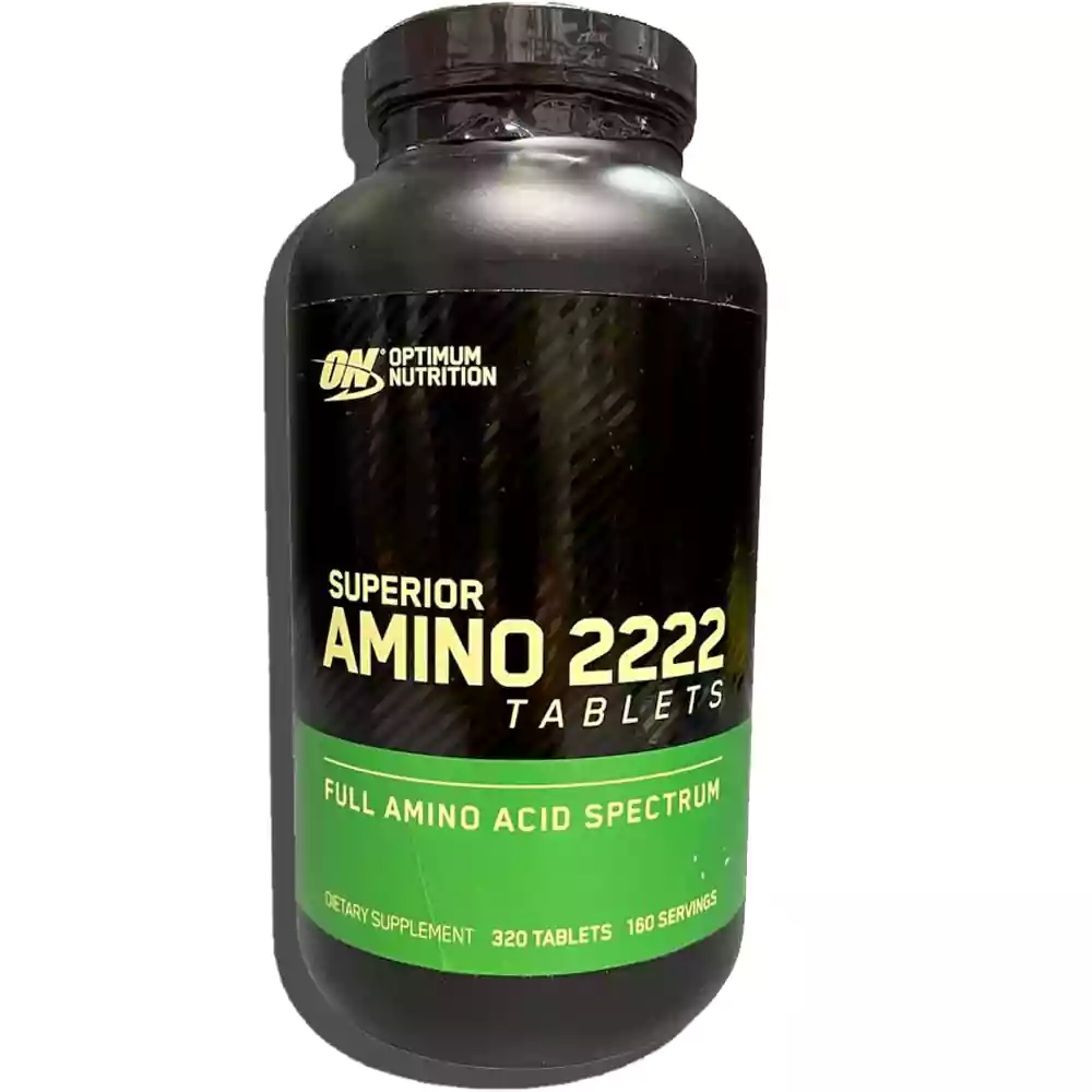 Optimum Nutrition Amino 2222 – ۳۲۰ قرص | پشتیبان عضله و ریکاوری