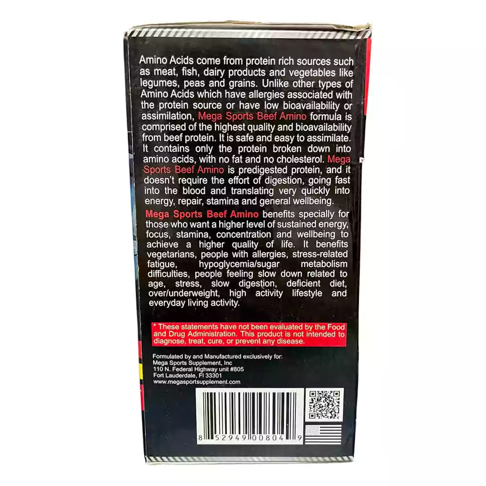 آمینو بیف مگااسپورت ۳۲۵ عددی