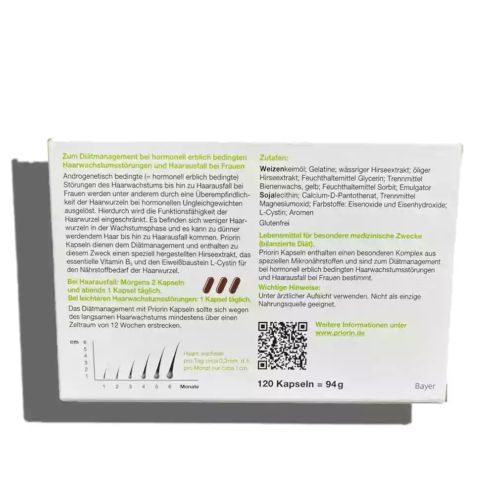 پریورین ۱۲۰ مکمل تقویت و رویش مو