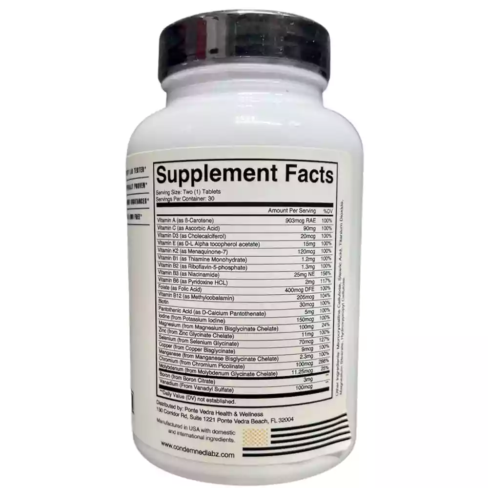 مولتی ویتامین و مولتی مینرال ۶۰ عددی سی ان دی ام ان دی