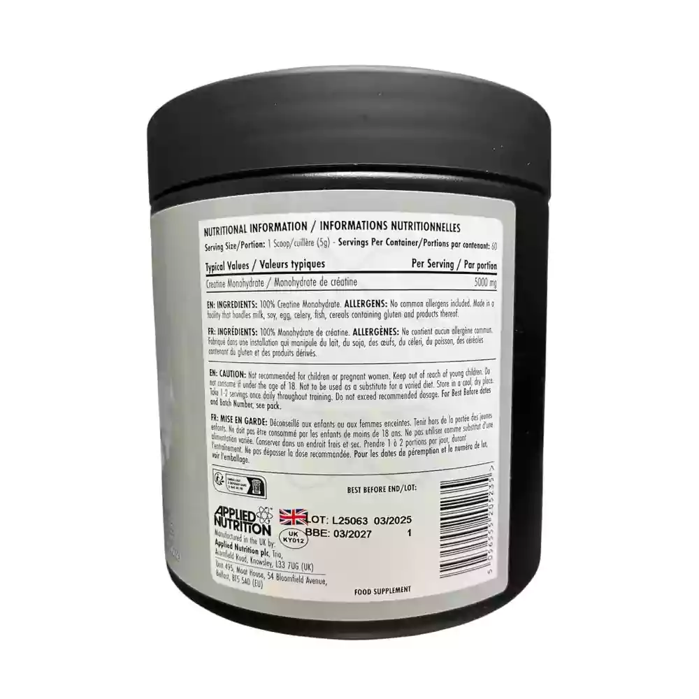 کراتین بدون طعم بادی فول ۳۰۰ گرم اپلاید نوتریشن