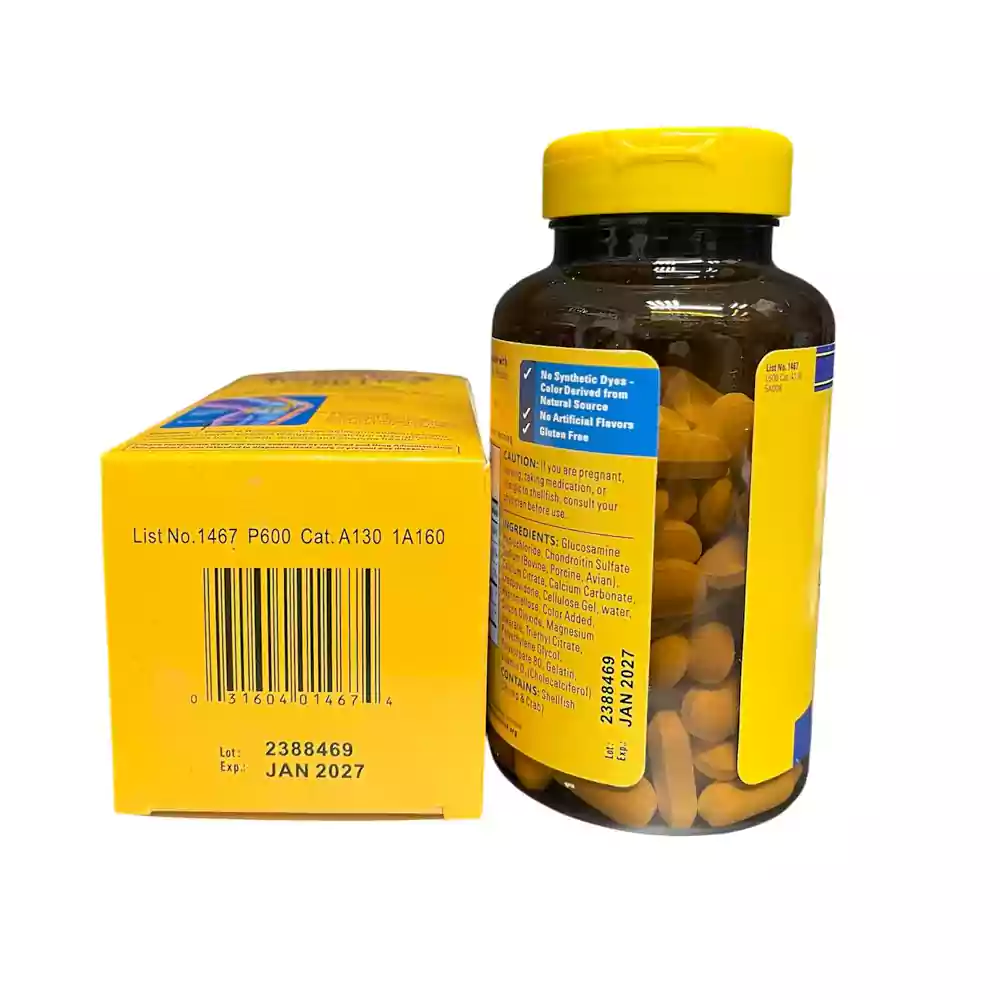 گلوکزامین +۵۰ ۱۲۰ تایی نیچرمید