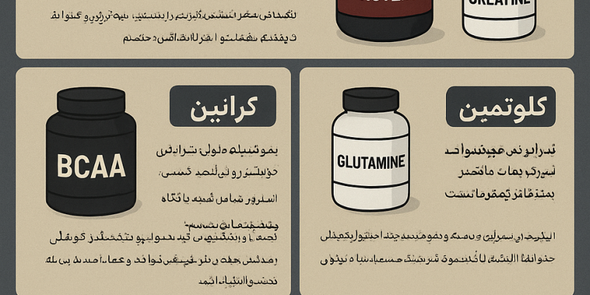 🧪 راز پشت پودرها: بررسی علمی عملکرد مکمل‌های بدنسازی محبوب