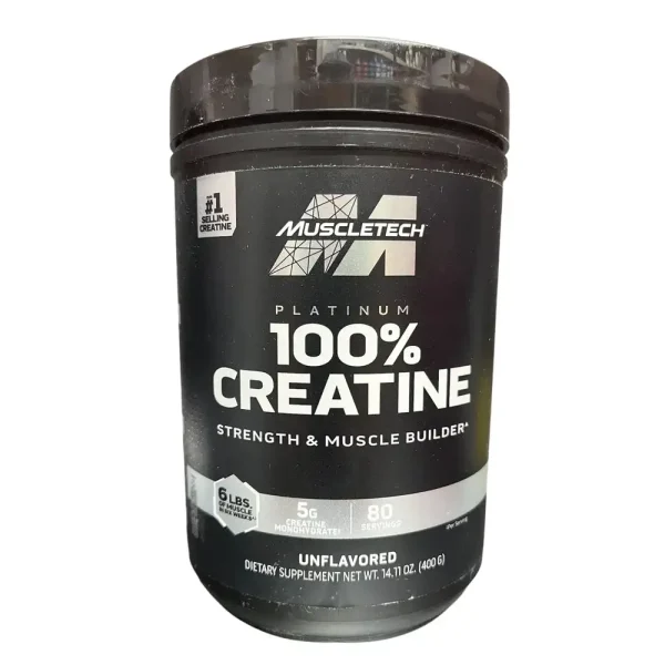 خرید و قیمت کراتین مونوهیدرات ۴۰۰ گرمی پلاتینیوم ۱۰۰% ماسل تک اصل | MuscleTech Platinum 100% Creatine 400g